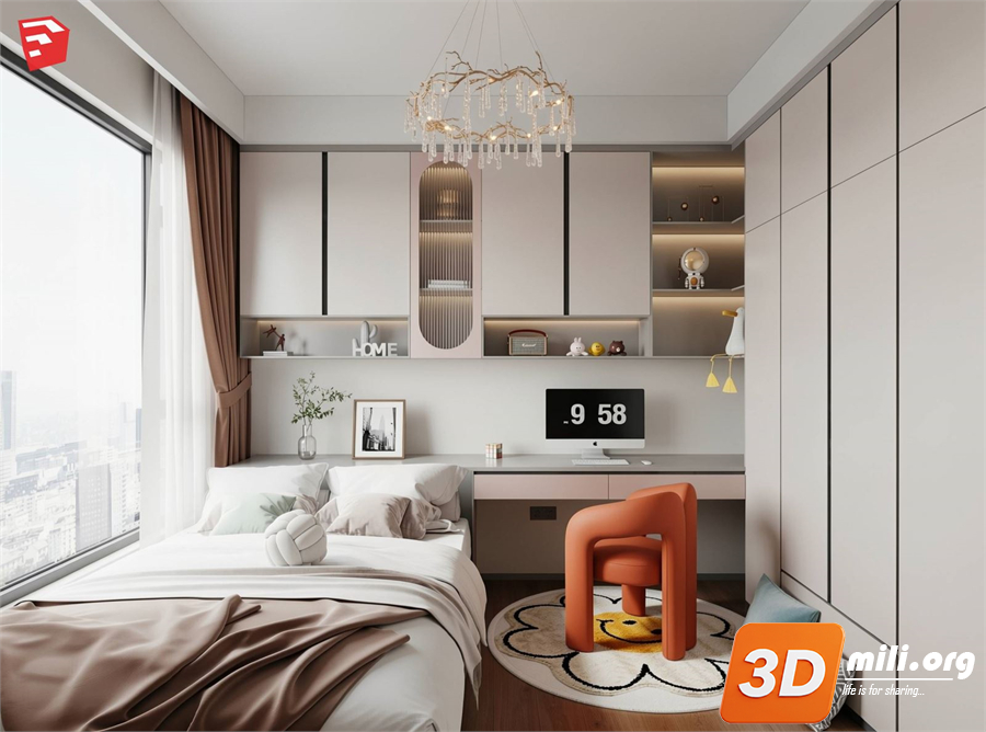 Children Room Scenes Skp FIles 